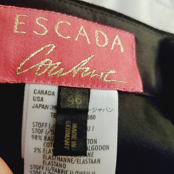 Escada zipper velvet pant without the stuff around it - Picture 8 of 10